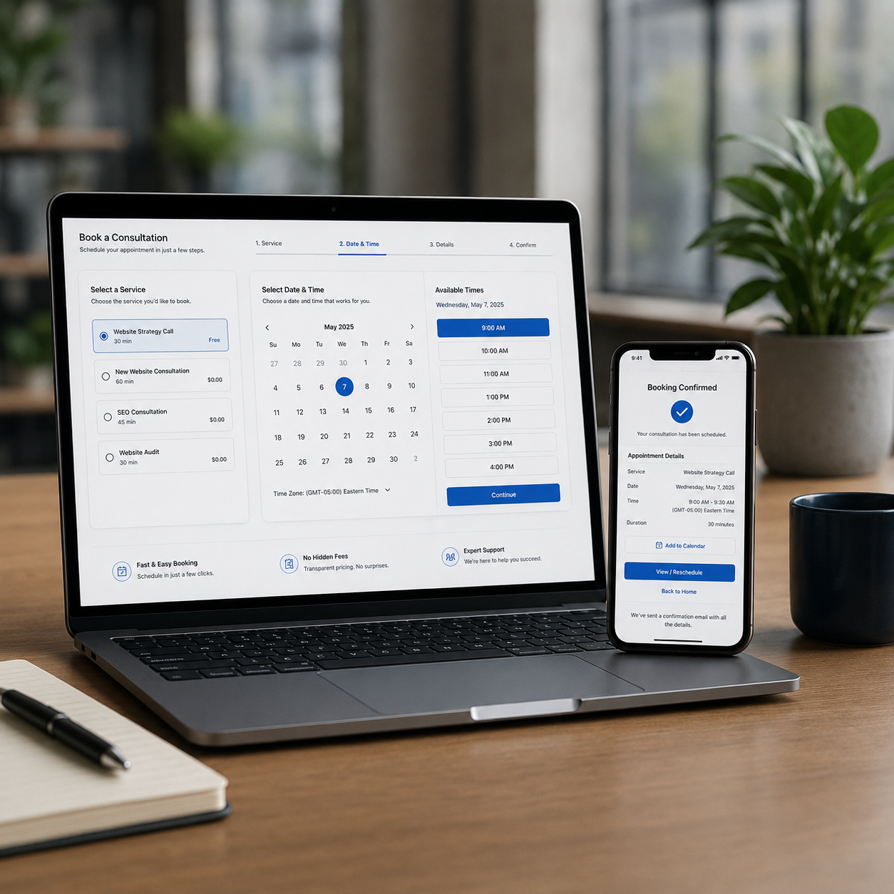 Booking / Consultation Setup